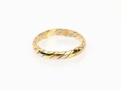 Fede Tipo Cartier in Oro Tricolore