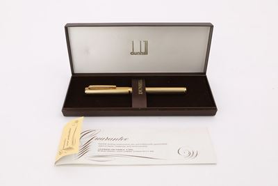 Dunhill, Penna Stilografica in Metallo Dorato