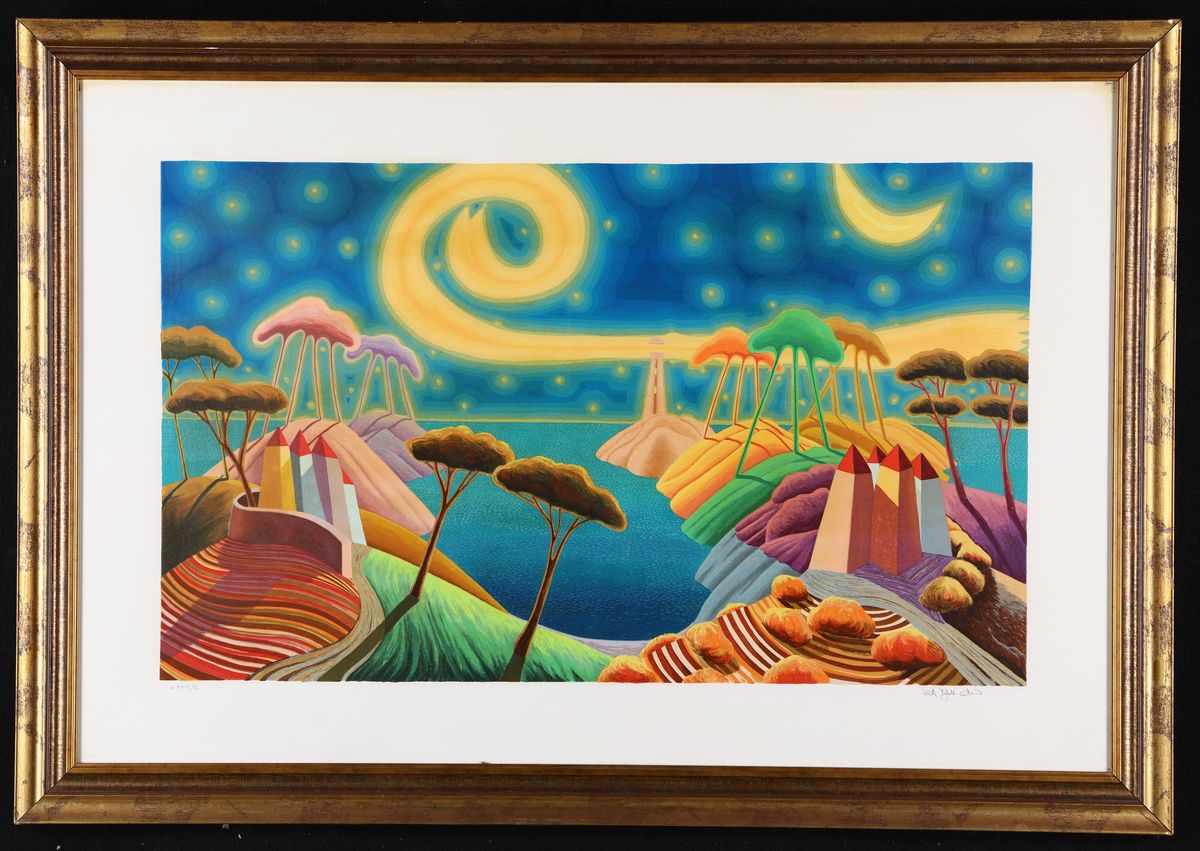 Luca Dall'olio - Paesaggio Marino Notturno
