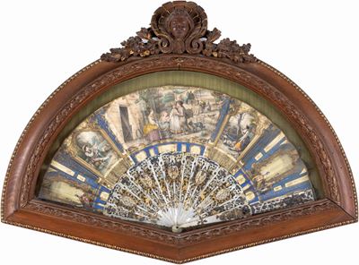 Ventaglio Pieghevole in Madreperla, XVIII Secolo