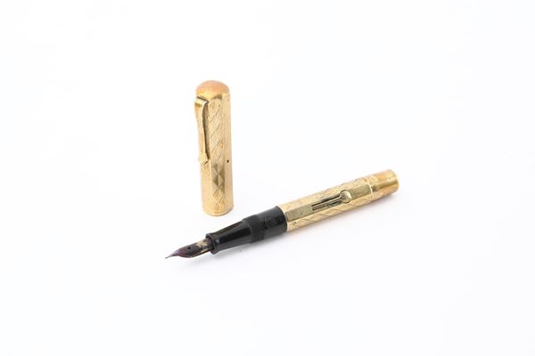 Waterman Ideal Vintage, penna stilografica bagnata in oro