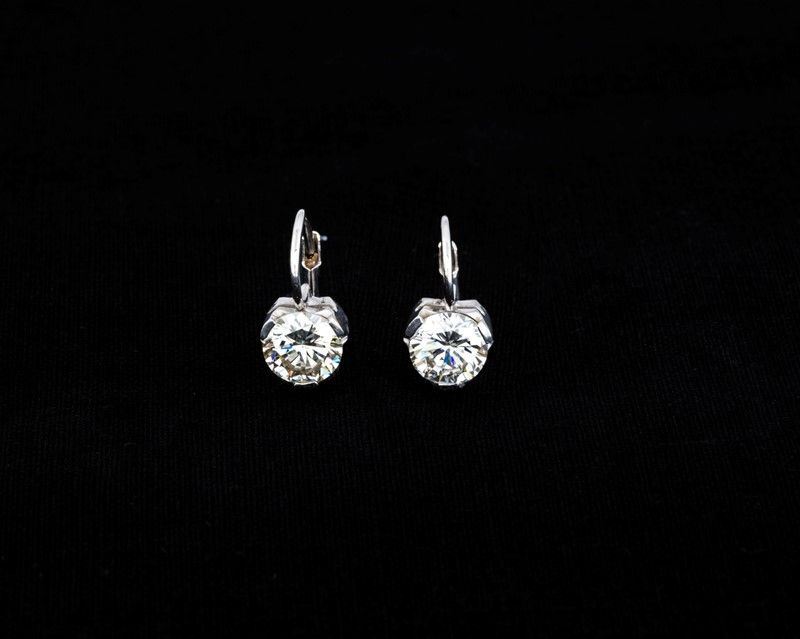 Orecchini in Oro Bianco con Brillanti