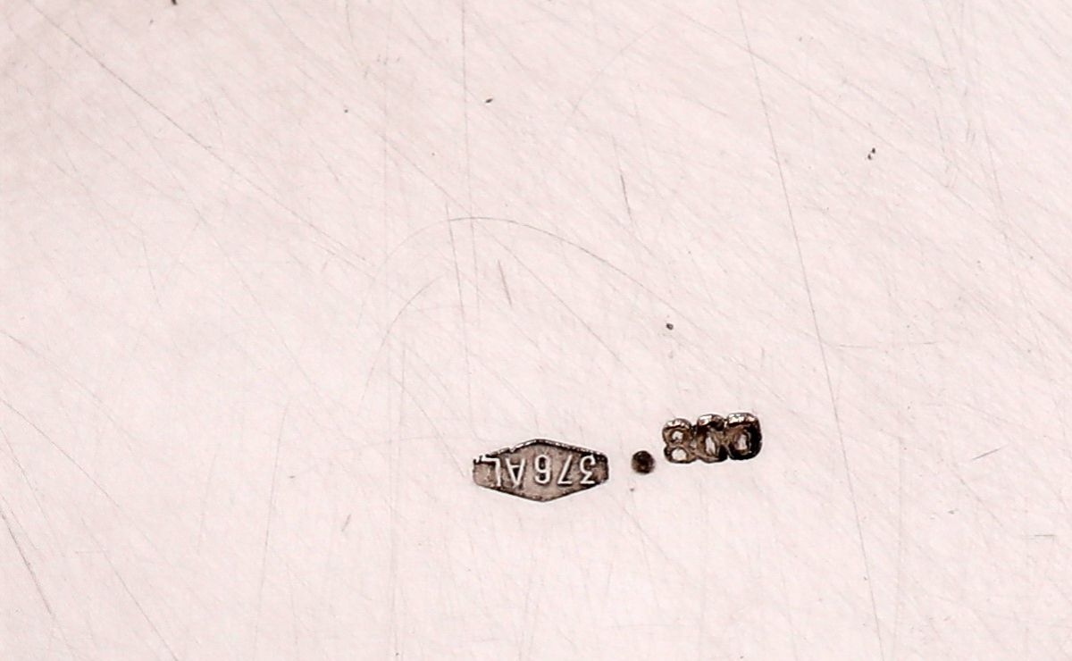 Secchiello Porta Ghiaccio in Argento con Pinza e Mestolino