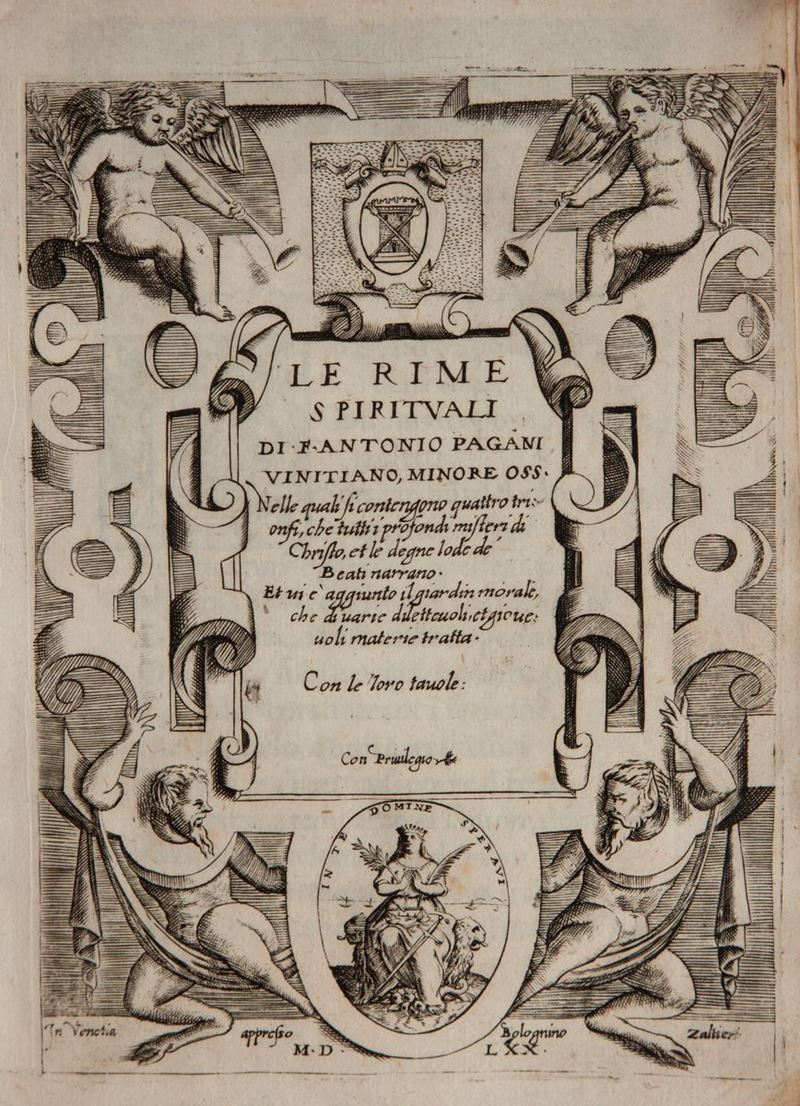 Antonio Pagani. le Rime Spirituali nelle Quali Si Contengono Quattro Trionfi, che Tutti i Profond...
