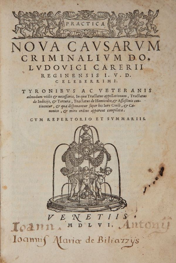 Ludovico Careri. Practica Nova Causarum Criminalium