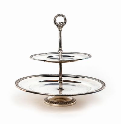 Alzata Centrotavola in Argento 800