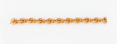 Bracciale Catena Satinata in Oro
