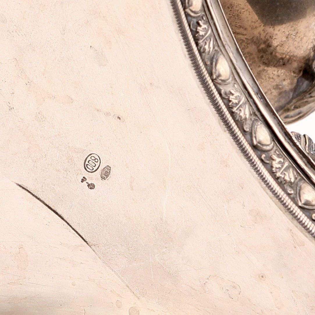 Coppia di Candelabri in Argento 800 a Quattro Luci