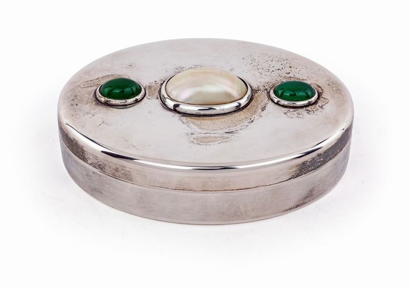Scatola in Argento 800, Argenteria Cafarella, Roma