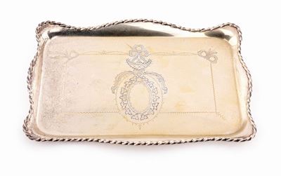 Vassoietto Svuota Tasche in Argento 800, Italia