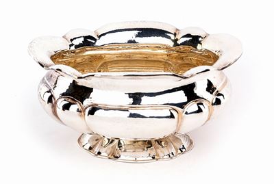 Coppa Centrotavola in Argento 800, Italia