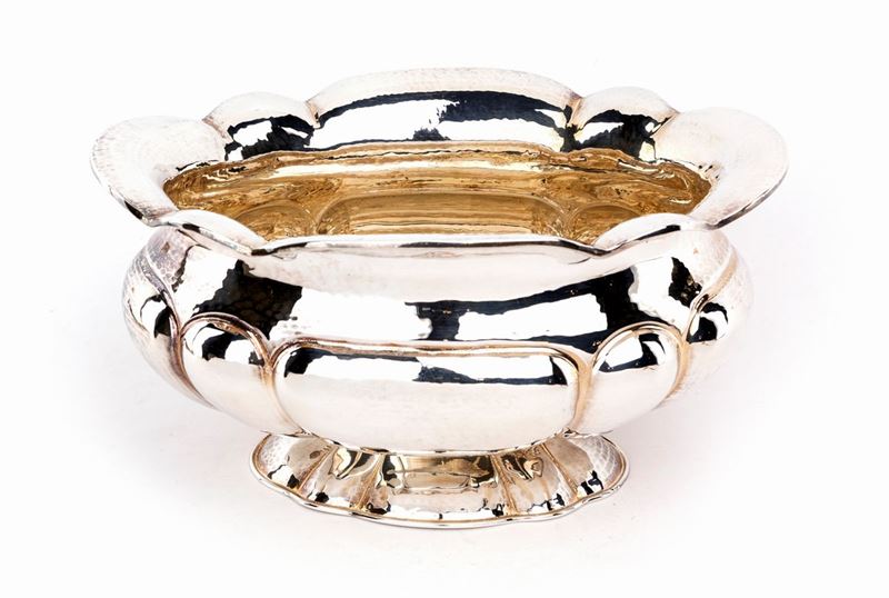 Coppa Centrotavola in Argento 800, Italia