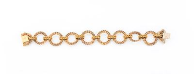 Bracciale in Oro Bianco e Giallo
