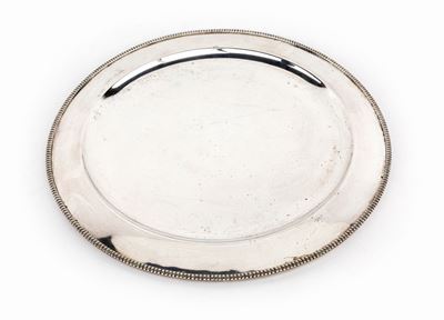 Piatto da Portata in Argento 800