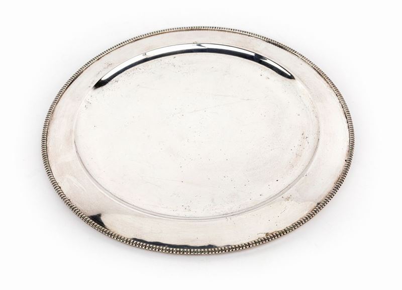 Piatto da Portata in Argento 800