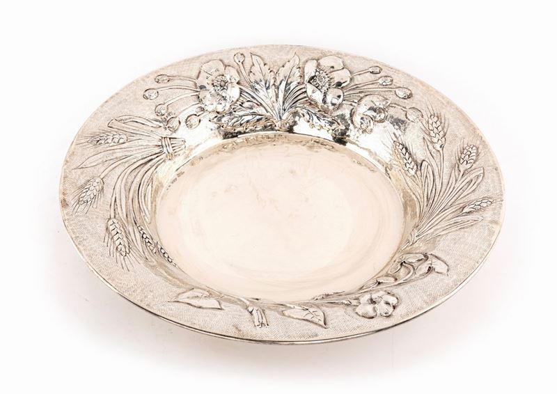 Grande Piatto Centrotavola in Argento