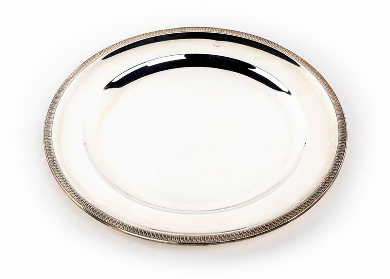 Piatto da Portata in Argento 800