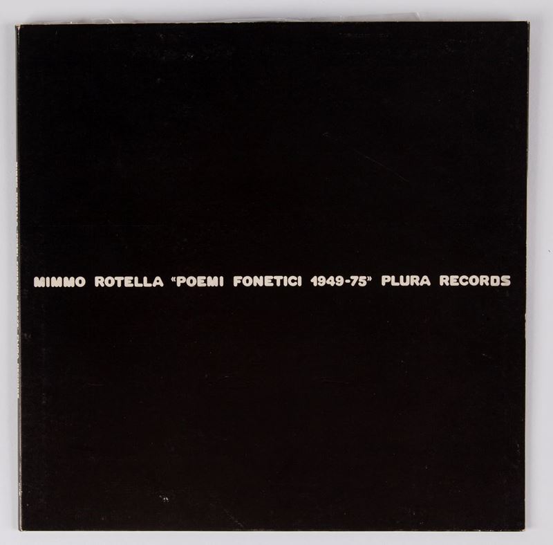 Mimmo Rotella - Poemi Fonetici 1945-'75