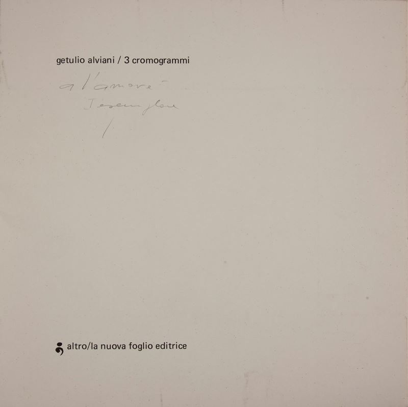 Getulio Alviani - 3 Cromogrammi