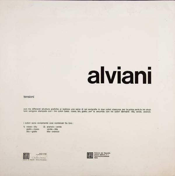 Getulio Alviani - Tensioni