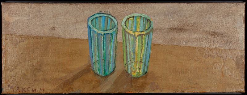 Maxim Kantor - Two Glasses