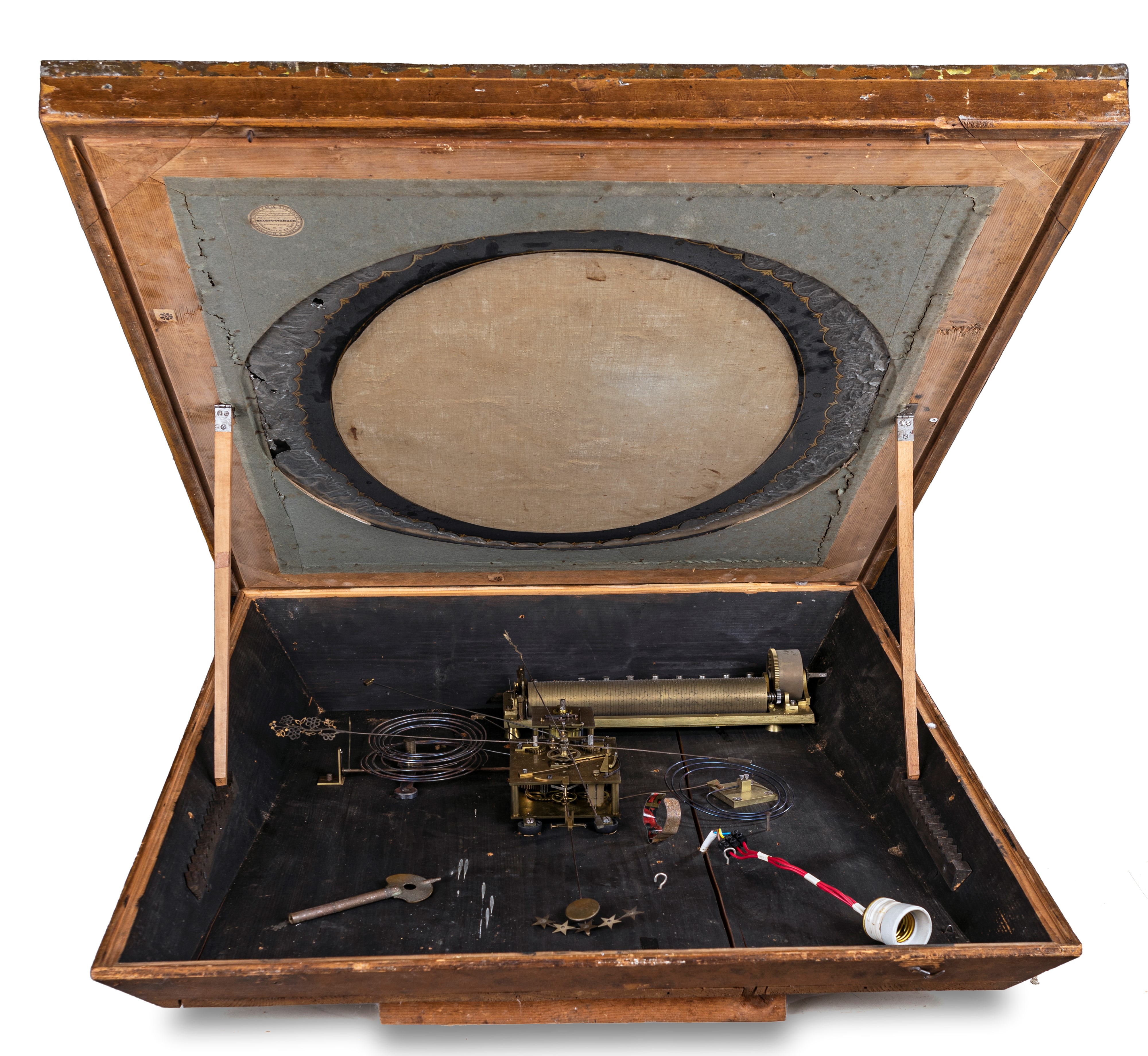 Orologio da muro con carillon, Francia, prima metà del XIX secolo