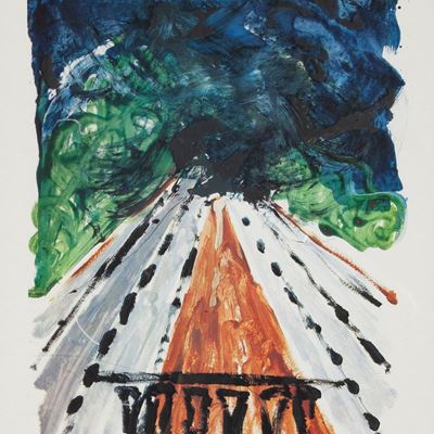 Lotto di Tre Serigrafie "autostrade"