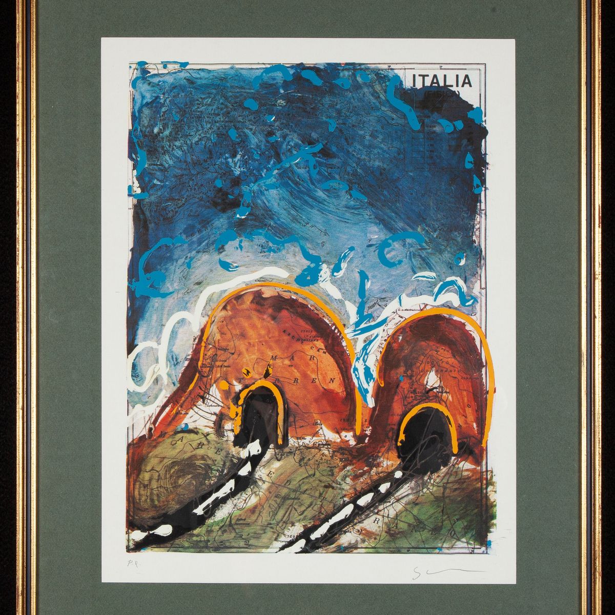 Mario Schifano - Lotto di Tre Serigrafie "autostrade"