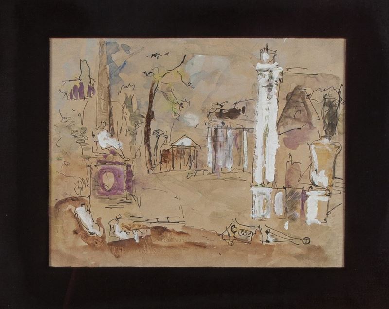 Orfeo Tamburi - Rovine e Monumenti di Roma