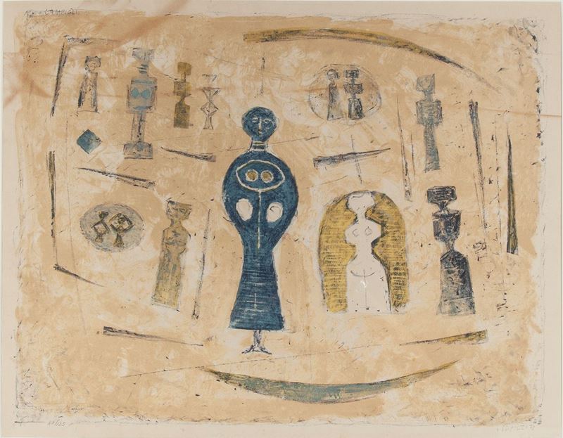 Massimo Campigli - La Dama Blu