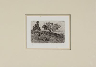 Paesaggio con Contadino e Cane