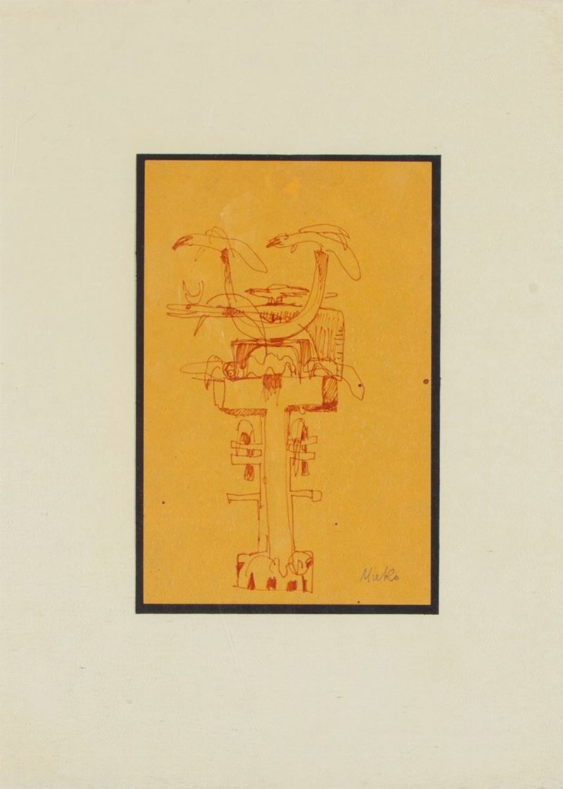 Mirko Basaldella - Studio per una Scultura