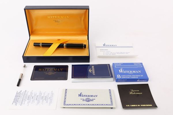 Waterman Ideal Le Man 200 - penna stilografica in lacca nera