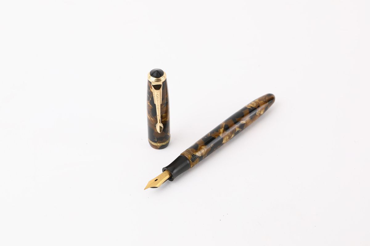 Optimat - Penna Stilografica Vintage in Celluloide