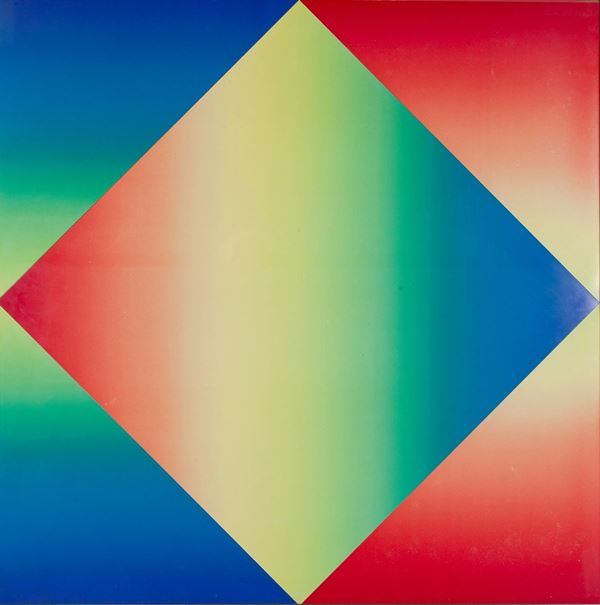 Getulio Alviani - Cromia Spettrologica - Quadrato nel quadrato