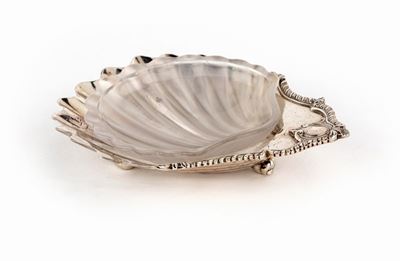 Portasapone in Argento 925/1000, Londra 1759