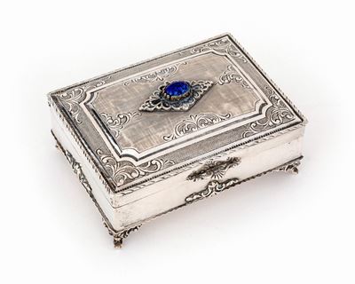 Cofanetto Portagioie in Argento 800/1000, Anni Trenta