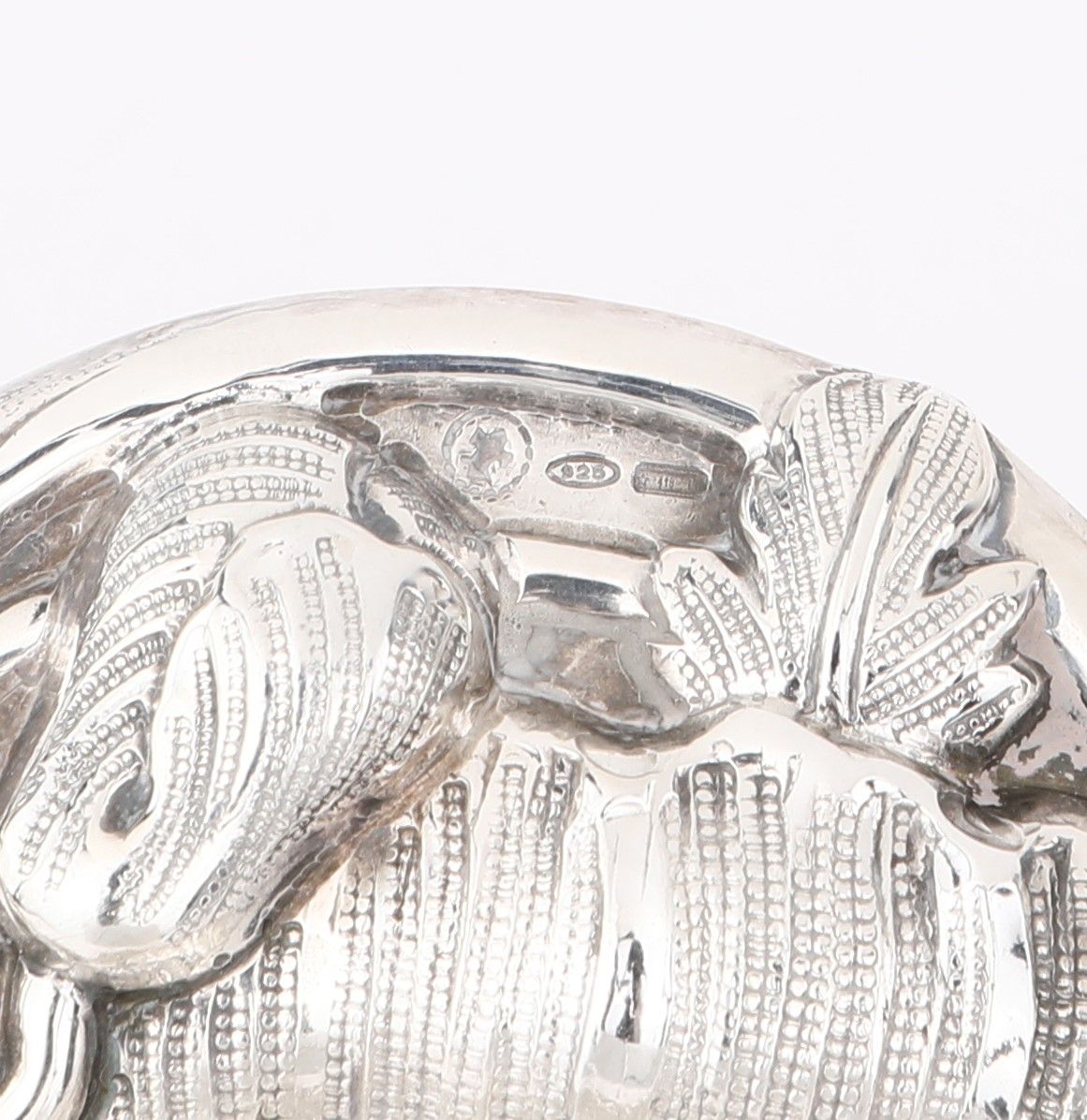 Coppia di Vaschette in Argento Sterling, Firenze, Anni Settanta, Argentiere Roberto Mugnai