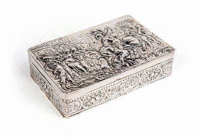 Scatola in Argento, Olanda, XIX Secolo