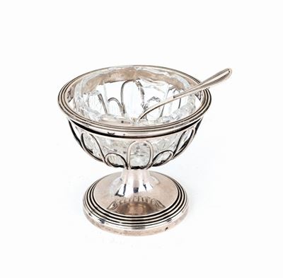 Saliera in Argento 950/000, Francia 1793, Argentiere L.r.
