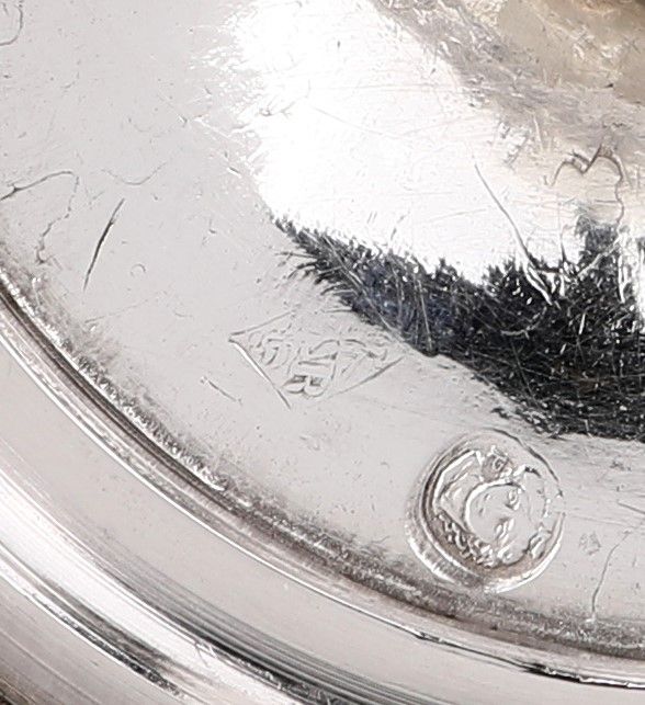 Saliera in Argento 950/000, Francia 1793, Argentiere L.r.