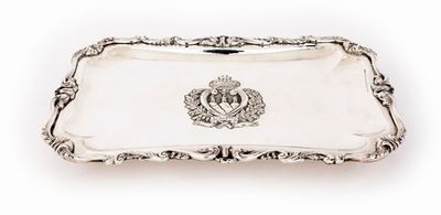 Salver in Argento 925/1000, Argentiere Giuseppe Arzilli