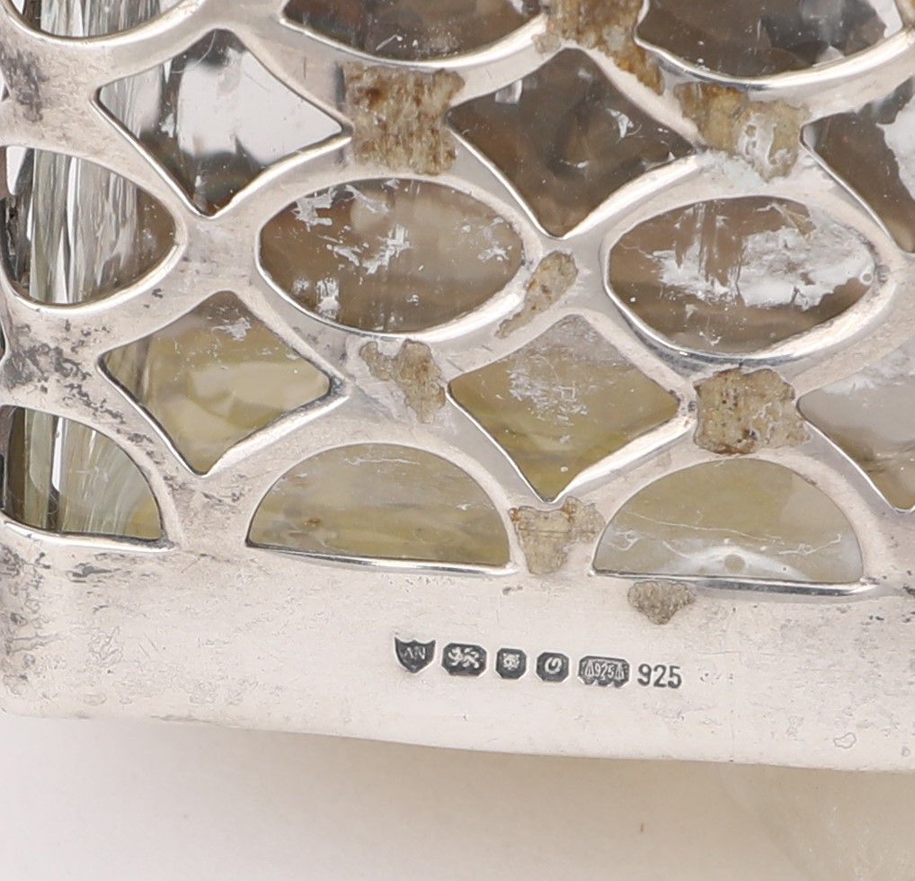 Due Flaconi Portaprofumo in Argento 925