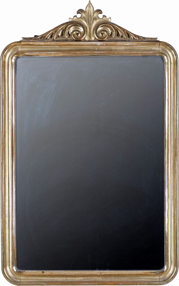 Specchiera in legno dorato, XIX secolo