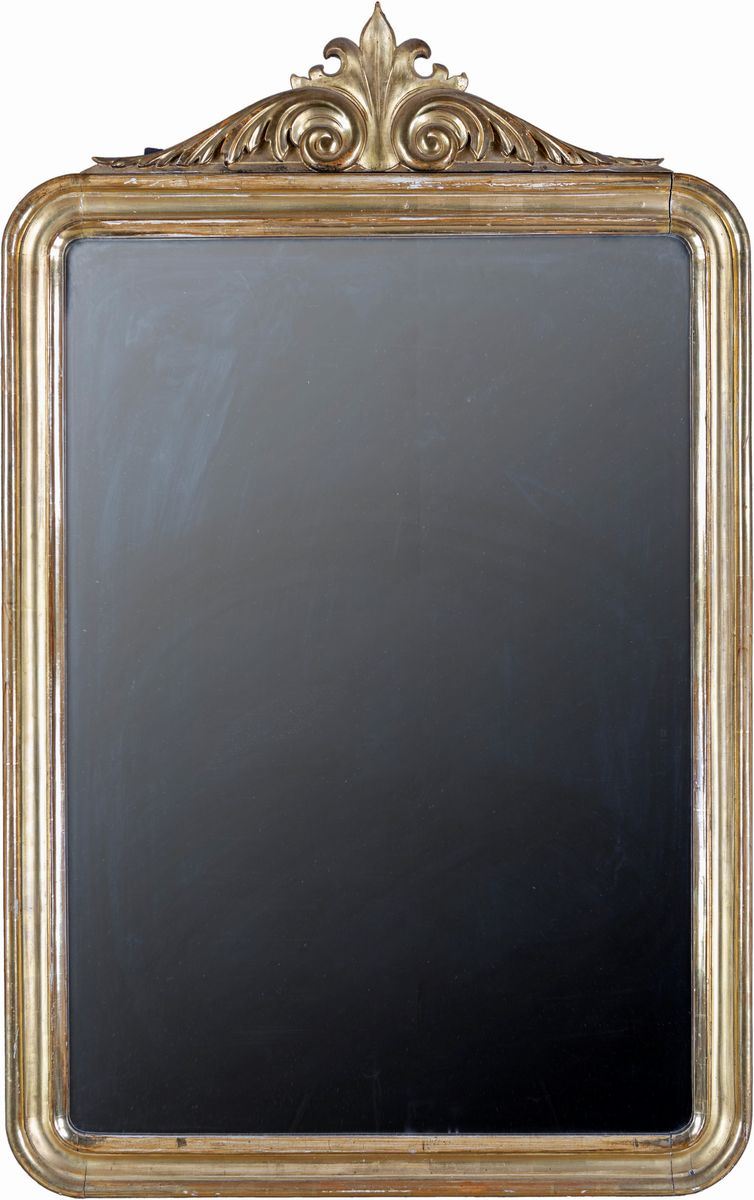 Specchiera in Legno Dorato, XIX Secolo