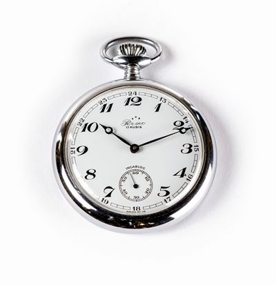 Perseo Orologio da Tasca Remontoir in Metallo