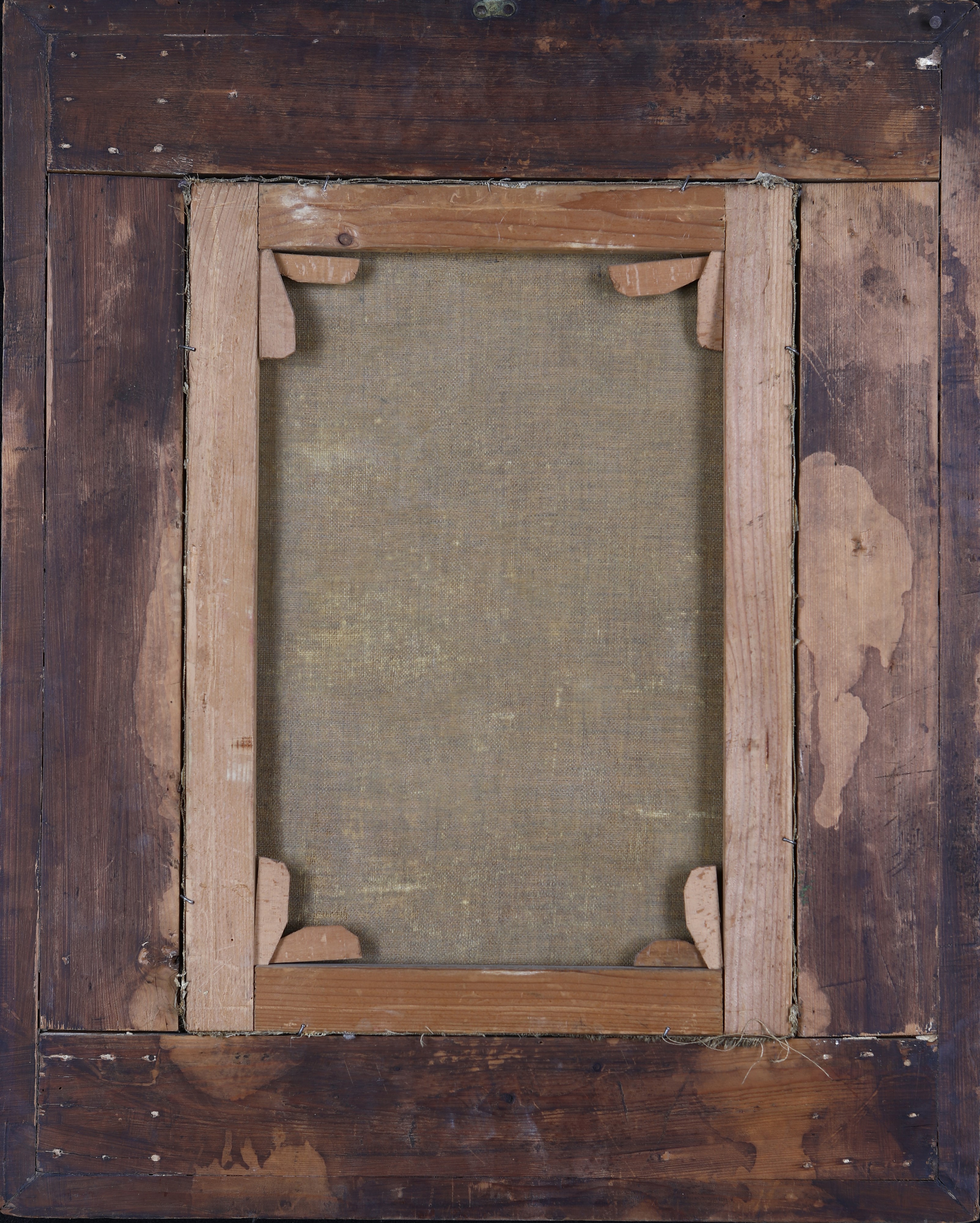 a) Veduta fluviale b) Paesaggio boschivo con figure