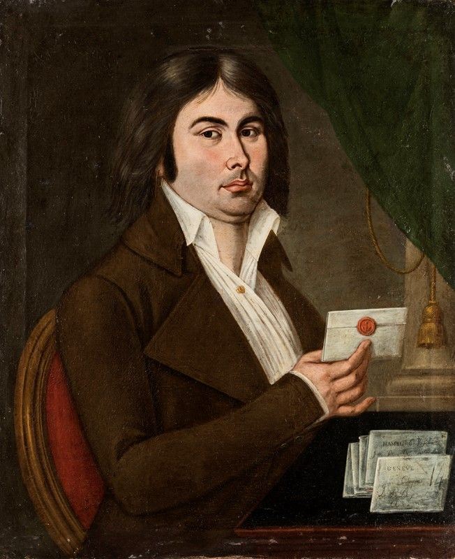Scuola Francese del XVIII Secolo - Ritratto di Militare Jean Pierre Boyer