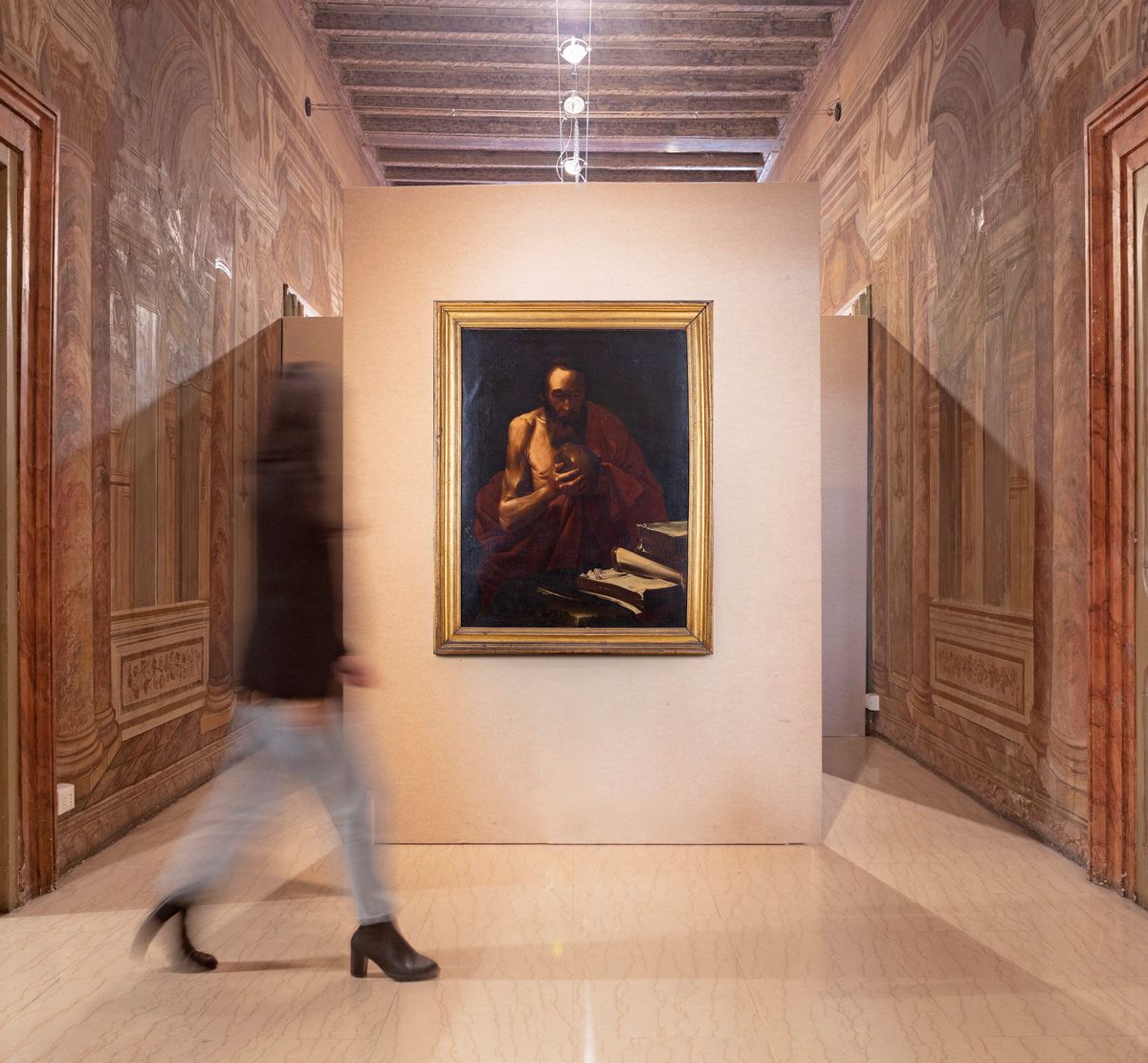 Pittore Romano del XVII Secolo - San Girolamo