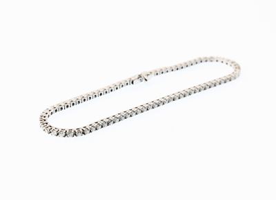 Bracciale Tennis in Oro e Brillanti